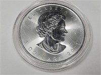 1 Ounce Maple Leaf Silver Round 2021