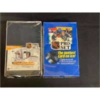 (2) Sealed Pro Set Hockey Wax Boxes 1990-1991