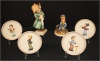 6pc Hummel Collection; 7" "Heavenly Angel" 21/I