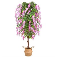 6ft Artificial Tree Plants, Fake Wisteria Tree