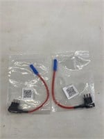 Lot of 2 12V Add A Circuit Piggy Back Fuse Adapter