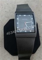 Men\s Watch Bering Titanium Stainless Steel Watch