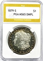 1879-S Morgan Silver Dollar MS-65 DMPL