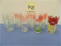 (7) Vintage Glass Tumblers