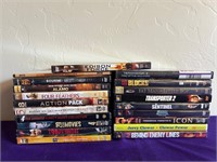 DVDs Action, Western, Baseball