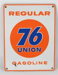 UNION 76 PORCELAIN GAS PUMP PLATE SIGN