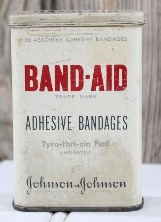 Johnson & Johnson Vintage BandAid Tin