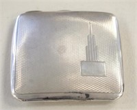 George V sterling silver compact
