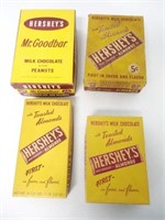 Lot of 4,Hershey's Mr.Goodbar,Almond bar box