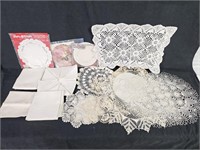 11 Doilies, 3 Packs Paper Doilies, 3 Napkins