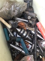 Tools, ice chest and contents