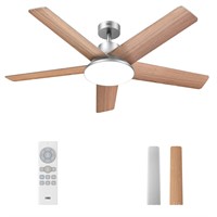 Dreo Ceiling Fans with Lights and Remote, 52 Inch,