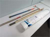 Extension Rods, Paint Roller, Foam