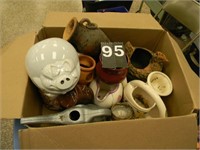 Large Box Of Assorted Flower Pots