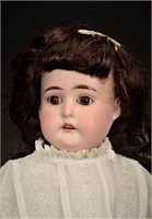 19 ½" German turned bisque shoulder head doll