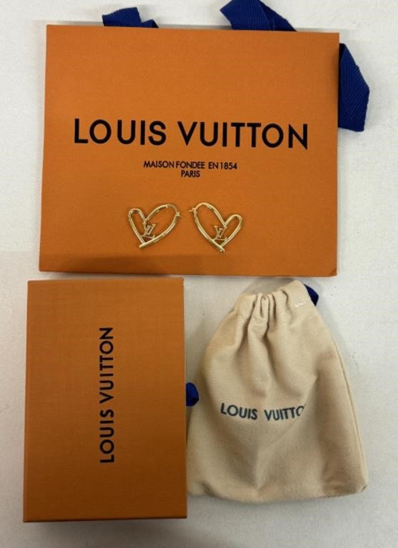 LOUIS VUITTON GOLD EARRINGS