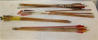 24 Wood Arrows, 29-32" long