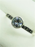 Sterling Silver, Cubic Zirconia Ring