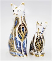 Royal Crown Derby Siamese Blue Point paperweights