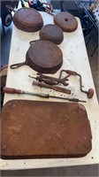 Rusty Cast Iron & Tools