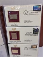 (19) 22k Replica Stamps Nature & Lighthouses