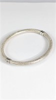 Milor Italy 925 Sterling Silver Bangle Bracelet