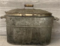 Galvanized Tub W/ Lid