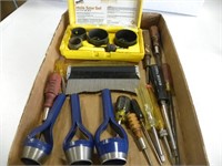 Tool Lot: Hole saws, gasket punches etc