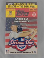 2007 Topps opening day MLB baseball cards: new