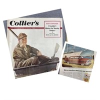 Rare 1952 Collier’s Magazine Multiple Advertising