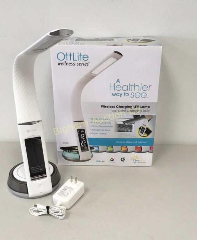 Ottlite Wireless Charging LED Lamp