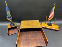 Solid Wood Desk Organization Bundle