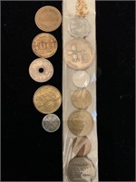 LOT OF MISC FOREIGN COINS