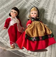 Pair of Madame Alexander dolls