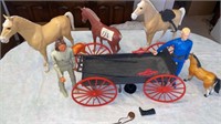 JOHNNY WEST   HORSES    BUGGY    GEROMINO