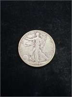 1938 Walking Liberty Half Dollar