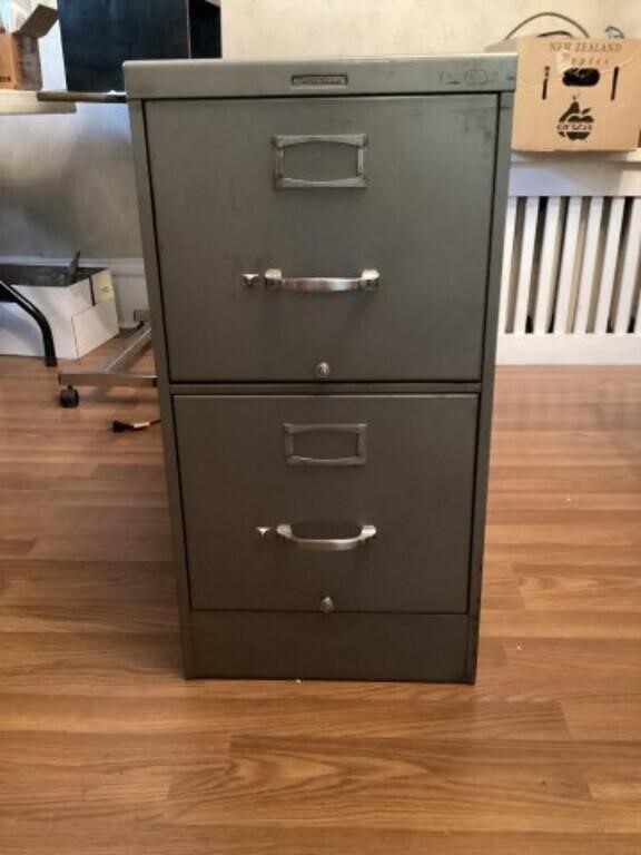 Metal filing cabinet