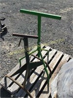 (2) ADJUSTABLE METAL STANDS