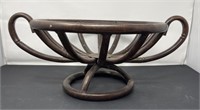 Bronze Tone Metal Centerpiece Basket