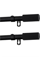 Fmfunctex Rod 28-48 Black  5/8 Dia 2pk