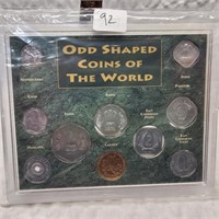 Uncirculated Odd Shape Coins Of The World