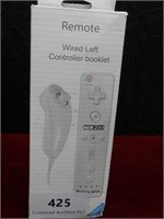 Remote Wired Left TV Controller Booklet