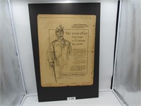 WWI Buy Bonds Ad "Victory Liberty Loan" from 1919