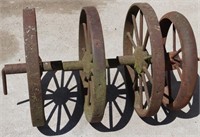 4 Steel Wheels, 16" -14" Diameter