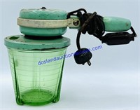 Vintage Mixer w/ Uranium Glass Jar