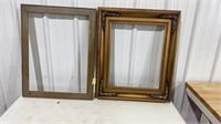 2 empty picture frames
