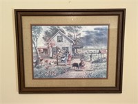 24" x 30" Farmhouse Family Life Framed Picture