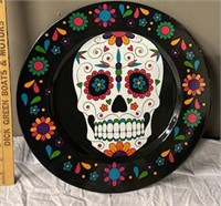 Decorative Skull Plate