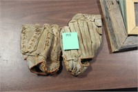 Two Baseball Gloves