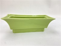 Vintage MCM Jacquelin Green Planter